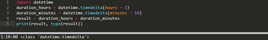Изменение времени в Python datetime