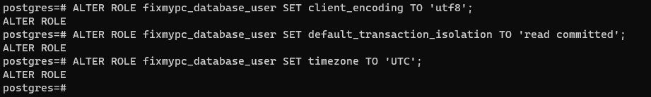 Изменение кодировки PostgreSQL и часовой зоны на Ubuntu 20