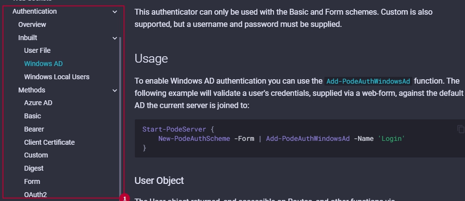 Аутентификация веб сервера Pode в AD